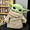 Cute Green Alien Plush Doll 28cm – Soft Collectible Figure Toy with Cozy Outfit