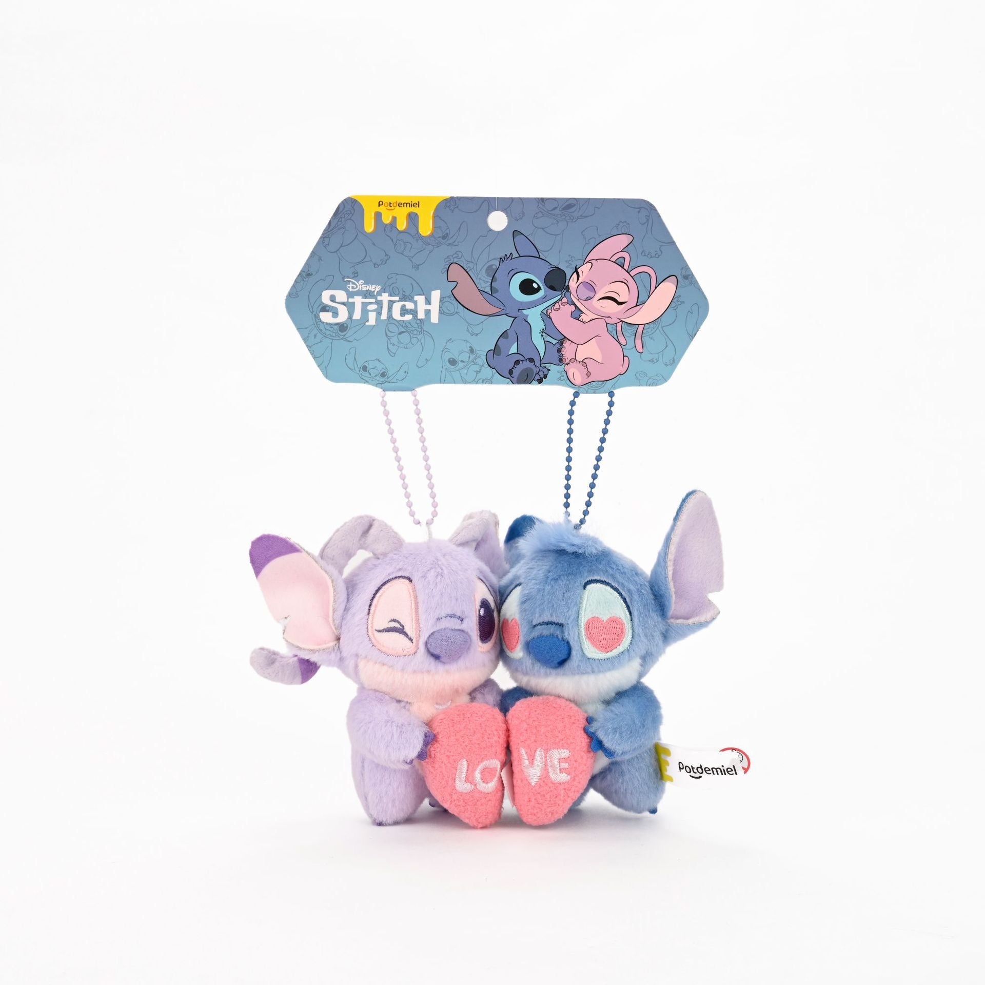 Cute Blue Alien Plush Keychain – Soft Kawaii Bag Charm Collection