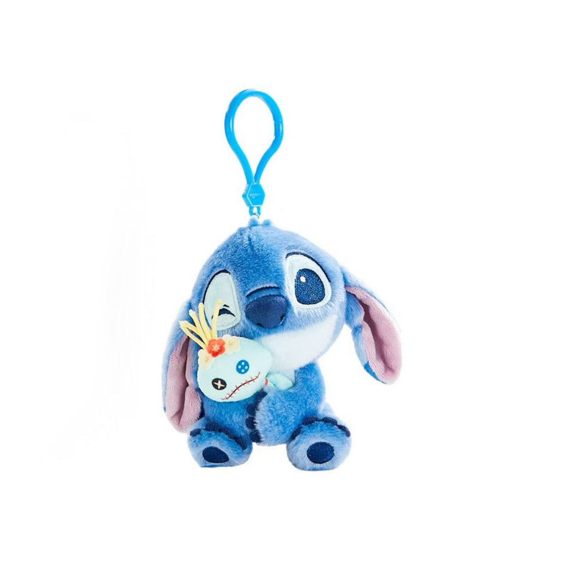 Cute Blue Alien Plush Keychain – Soft Kawaii Bag Charm Collection