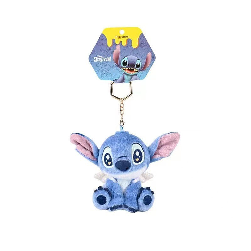 Cute Blue Alien Plush Keychain – Soft Kawaii Bag Charm Collection