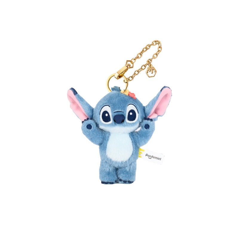 Cute Blue Alien Plush Keychain – Soft Kawaii Bag Charm Collection