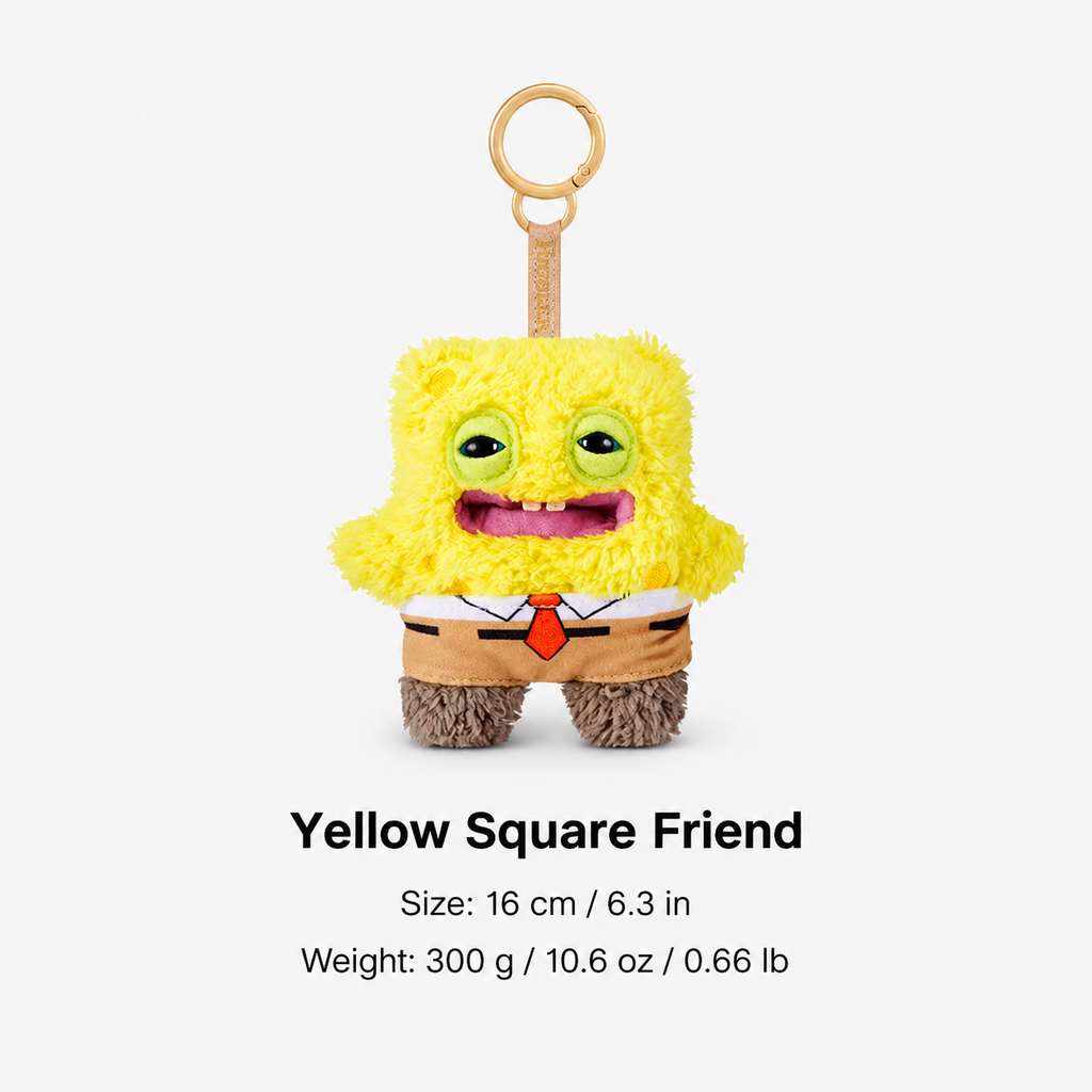 Funny Ugly Plush Monster Keychain – Cartoon-Inspired Bag Charm Blind Box Plush Pendant