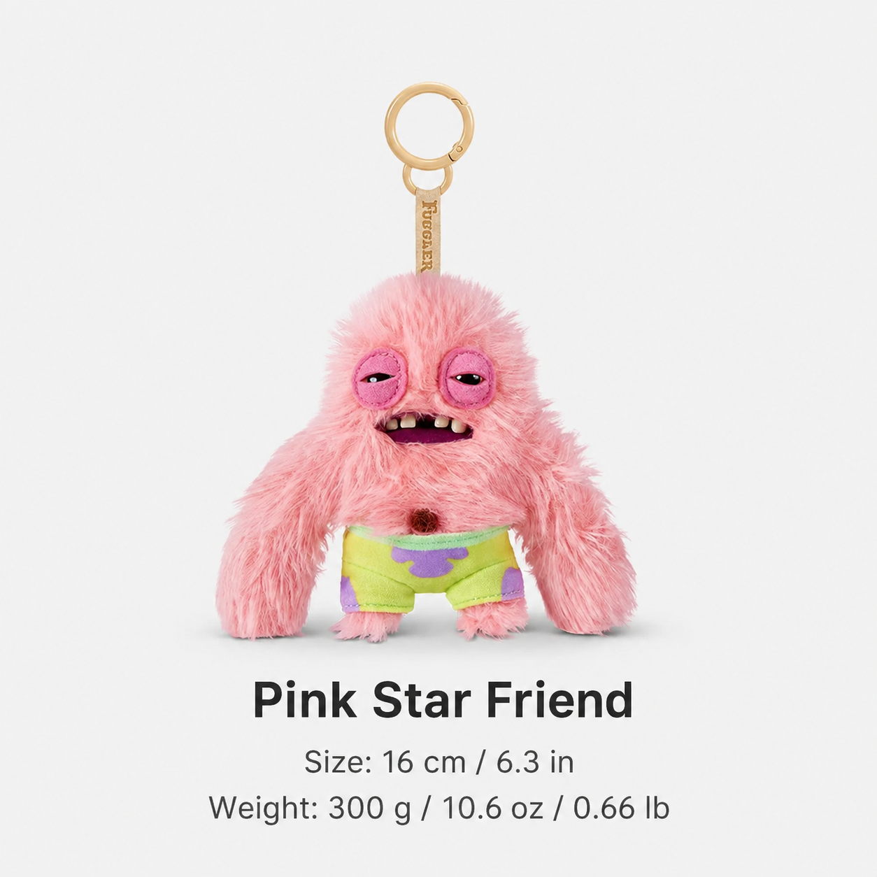 Funny Ugly Plush Monster Keychain – Cartoon-Inspired Bag Charm Blind Box Plush Pendant